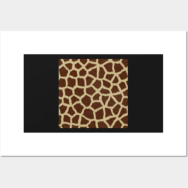 Giraffe Fur Wall Art by implexity